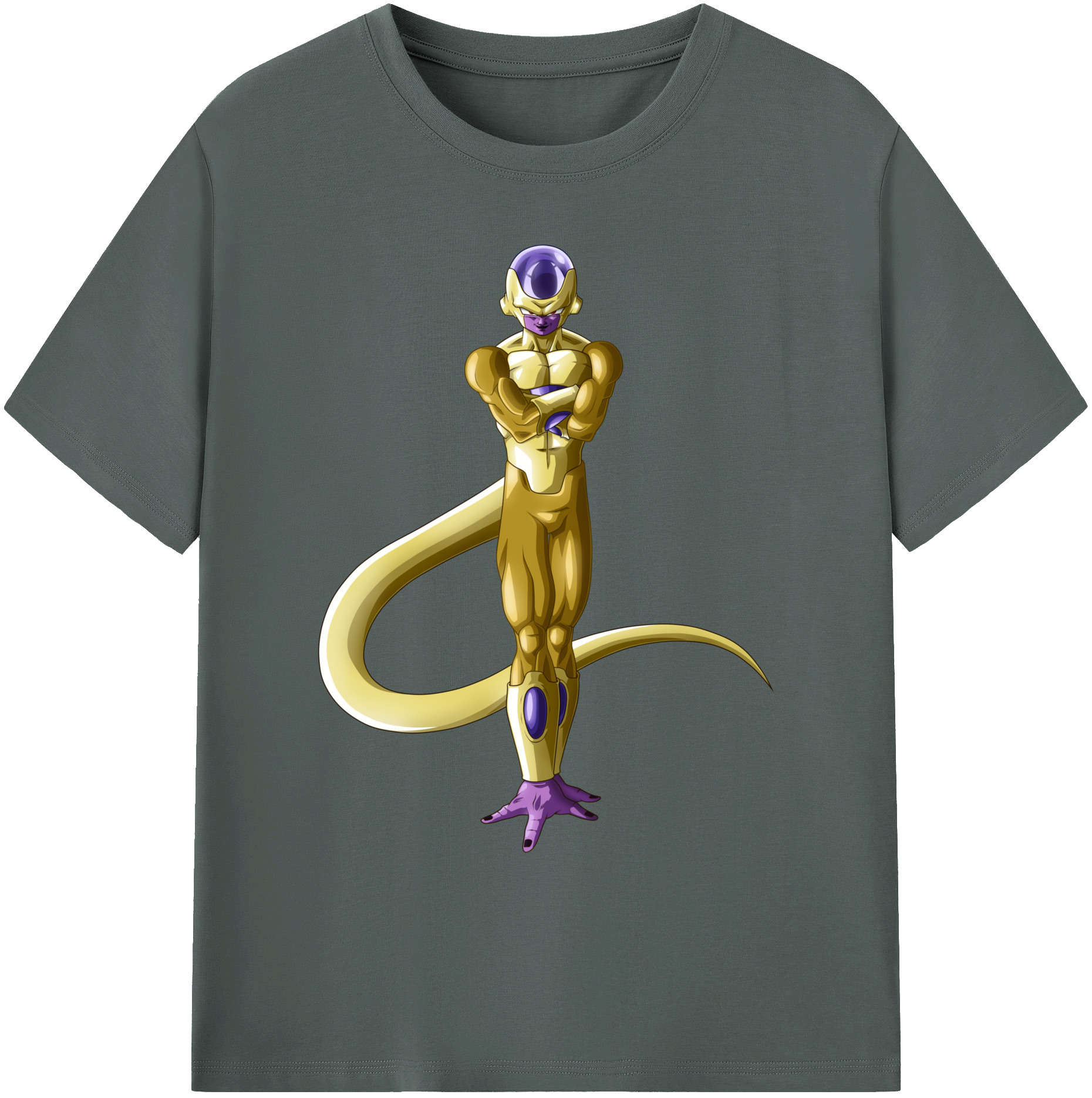 （画像用） ドラゴンボール フリーザ DRAGON BALL Frieza 綿100％ メンズ半袖Tシャツ｜肌触りやわらか＆通気性